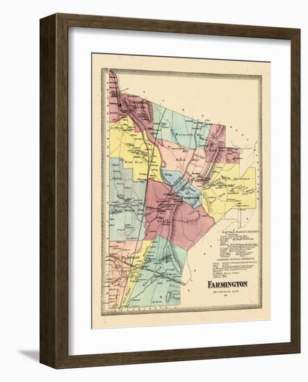 1869, Farmington, Connecticut, United States-null-Framed Giclee Print