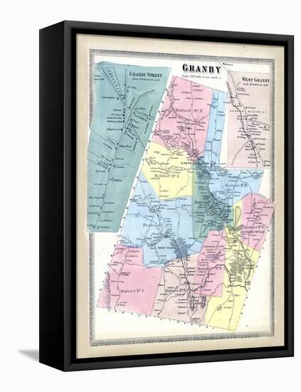 1869, Granby, West Granby Town, Connecticut, United States-null-Framed Stretched Canvas