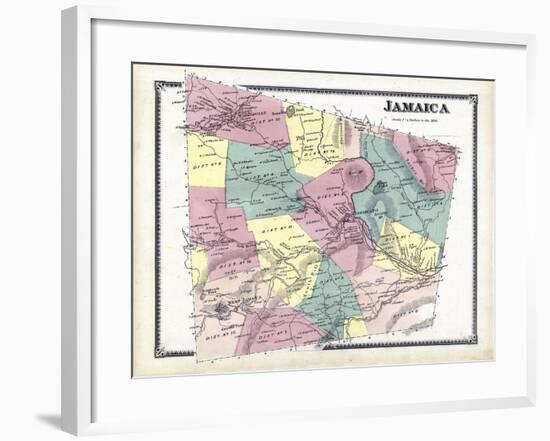 1869, Jamaica, Vermont, United States-null-Framed Giclee Print