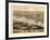1869, Jefferson City Bird's Eye View, Missouri, United States-null-Framed Giclee Print