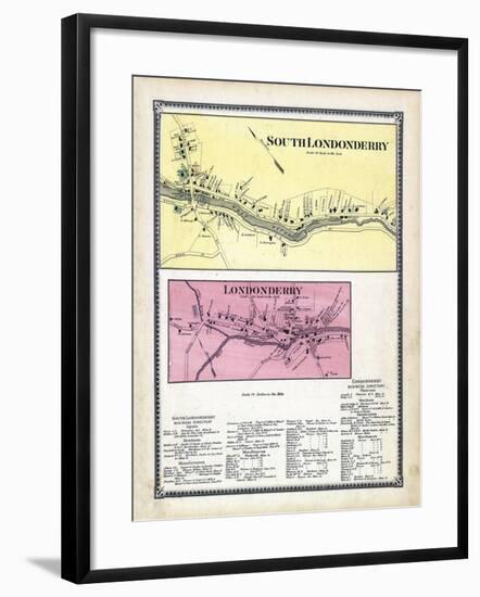 1869, Londonderry South, Londonderry, Vermont, United States-null-Framed Giclee Print