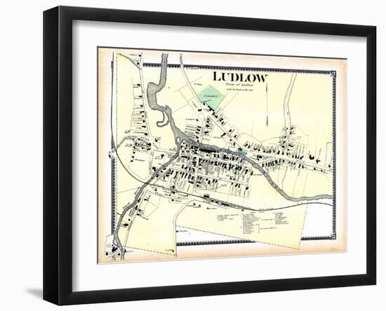 1869, Ludlow Town, Vermont, United States-null-Framed Giclee Print