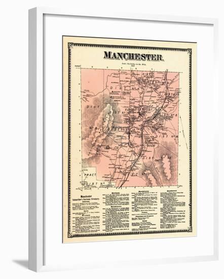 1869, Manchester, Vermont, United States-null-Framed Giclee Print