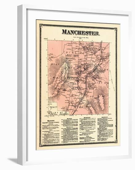 1869, Manchester, Vermont, United States-null-Framed Giclee Print