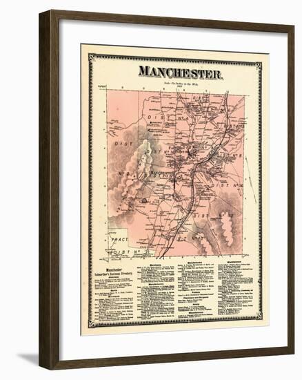 1869, Manchester, Vermont, United States-null-Framed Giclee Print