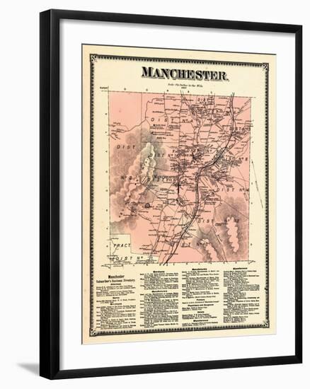 1869, Manchester, Vermont, United States-null-Framed Giclee Print