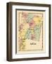 1869, Pawlet Town, Pawlet West, Vermont, United States-null-Framed Giclee Print