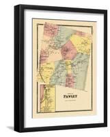 1869, Pawlet Town, Pawlet West, Vermont, United States-null-Framed Giclee Print