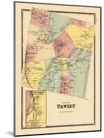 1869, Pawlet Town, Pawlet West, Vermont, United States-null-Mounted Giclee Print
