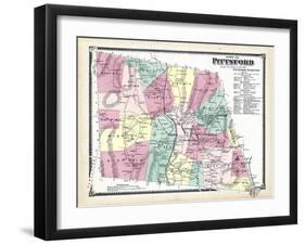 1869, Pittsford Town, Vermont, United States-null-Framed Giclee Print