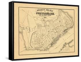 1869, Portland, Maine-null-Framed Stretched Canvas