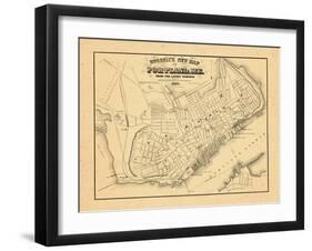 1869, Portland, Maine-null-Framed Giclee Print