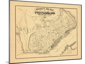 1869, Portland, Maine-null-Mounted Giclee Print