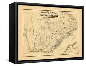 1869, Portland, Maine-null-Framed Stretched Canvas