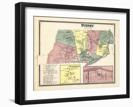 1869, Putney, Dummerston Town, Dummerston West, Vermont, United States-null-Framed Giclee Print