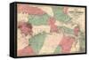 1869, Richmond Vicinity and Peninsular Campaign, Virginia, United States-null-Framed Stretched Canvas