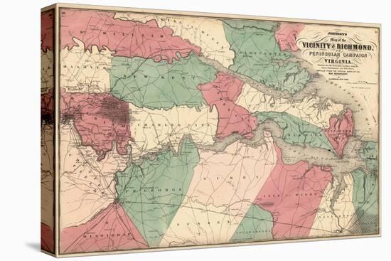 1869, Richmond Vicinity and Peninsular Campaign, Virginia, United States-null-Stretched Canvas