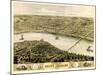 1869, Saint Charles Bird's Eye View, Missouri, United States-null-Mounted Giclee Print