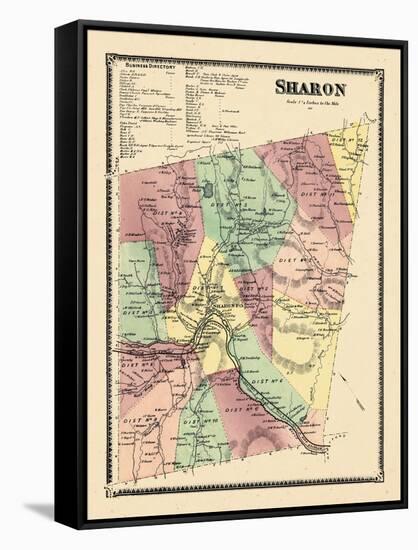 1869, Sharon, Vermont, United States-null-Framed Stretched Canvas