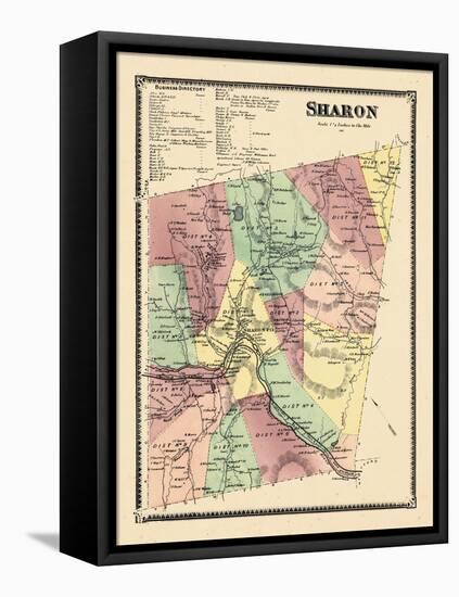 1869, Sharon, Vermont, United States-null-Framed Stretched Canvas