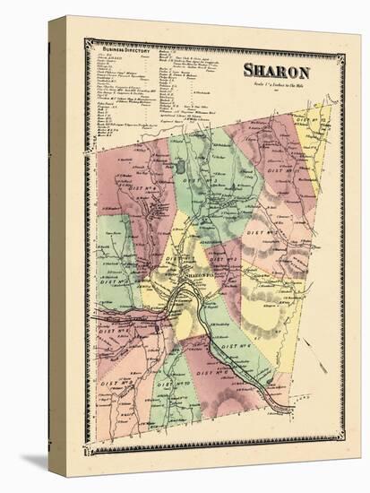 1869, Sharon, Vermont, United States-null-Stretched Canvas