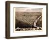 1869, Topeka Bird's Eye View, Kansas, United States-null-Framed Giclee Print