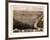 1869, Topeka Bird's Eye View, Kansas, United States-null-Framed Giclee Print