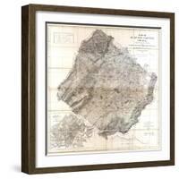 1870, Augusta County Wall Map, Virginia, United States-null-Framed Giclee Print