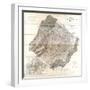 1870, Augusta County Wall Map, Virginia, United States-null-Framed Giclee Print