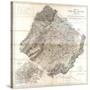 1870, Augusta County Wall Map, Virginia, United States-null-Stretched Canvas