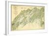 1870, Casco Bay Chart, Maine, Maine, United States-null-Framed Giclee Print