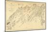 1870, Casco Bay Chart Maine, Maine, United States-null-Mounted Giclee Print