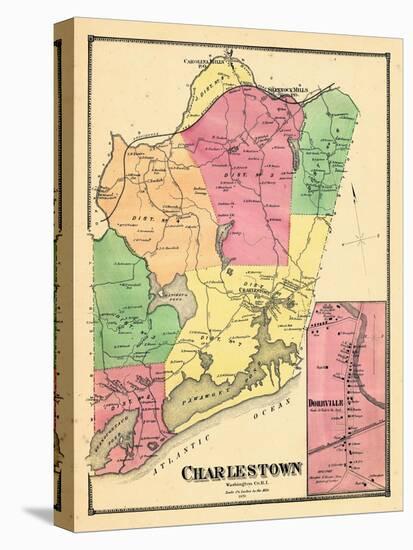 1870, Charlestown, Dorrville, Rhode Island, United States-null-Stretched Canvas