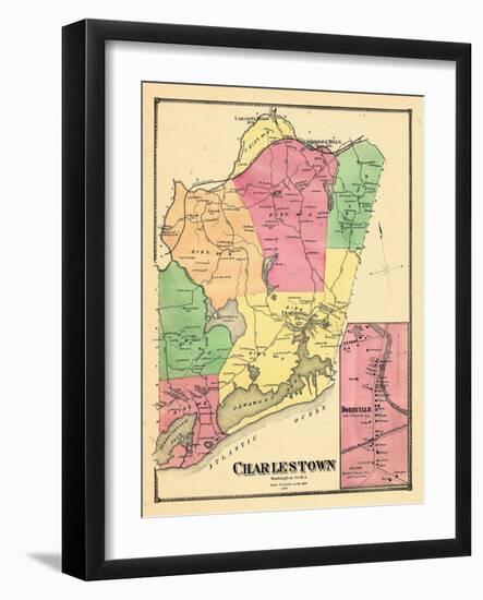 1870, Charlestown, Dorrville, Rhode Island, United States-null-Framed Giclee Print