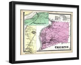 1870, Chicopee, Willimansett, Chicopee Town, Massachusetts, United States-null-Framed Giclee Print