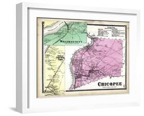 1870, Chicopee, Willimansett, Chicopee Town, Massachusetts, United States-null-Framed Giclee Print