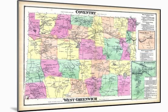 1870, Coventry, Greenwich West, Noose Neck, Washington, Rhode Island, United States-null-Mounted Giclee Print