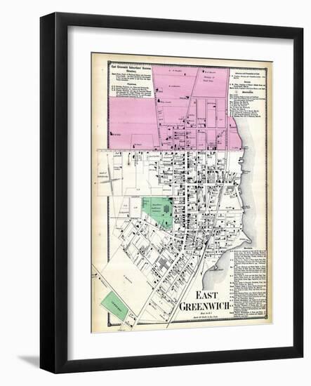 1870, Greenwich Town East, Rhode Island, United States-null-Framed Giclee Print