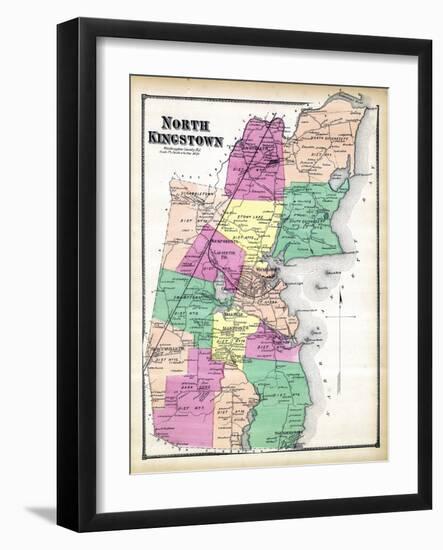 1870, Kingstown North, Rhode Island, United States-null-Framed Giclee Print