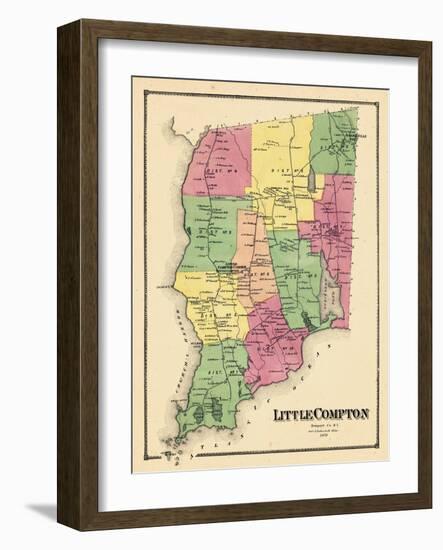 1870, Litle Compton, Rhode Island, United States-null-Framed Giclee Print