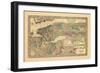 1870, New York and Brooklyn-null-Framed Giclee Print