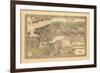 1870, New York and Brooklyn-null-Framed Giclee Print