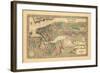 1870, New York and Brooklyn-null-Framed Giclee Print