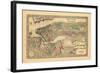 1870, New York and Brooklyn-null-Framed Giclee Print