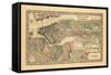 1870, New York and Brooklyn-null-Framed Stretched Canvas