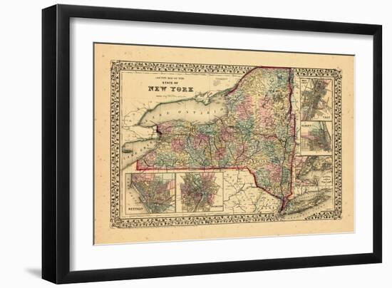 1870, New York-null-Framed Giclee Print