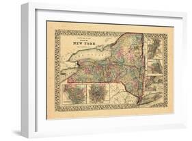 1870, New York-null-Framed Giclee Print