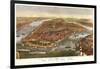 1870 NYC Map-N. Harbick-Framed Art Print