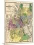 1870, Providence City Map, Rhode Island, United States-null-Mounted Giclee Print