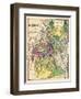 1870, Providence City Map, Rhode Island, United States-null-Framed Giclee Print